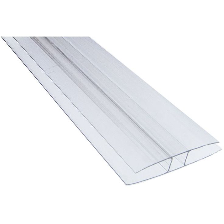H-profiili Keraplast 10 mm PC-muovia kirkas määrämittainen