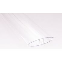 H-profiili Keraplast, 16mm, PC-muovia, kirkas, määrämittainen