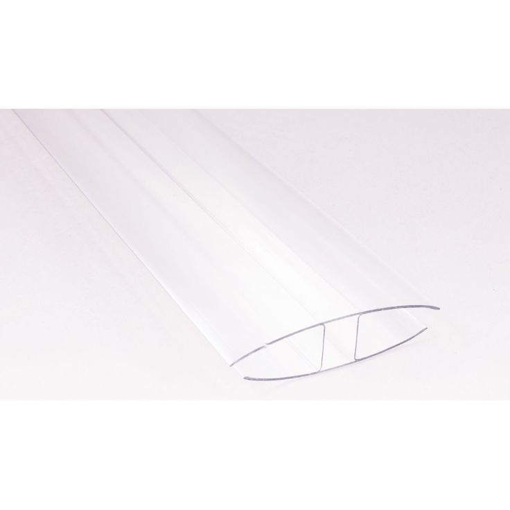 H-profiili Keraplast 16 mm PC-muovia kirkas määrämittainen