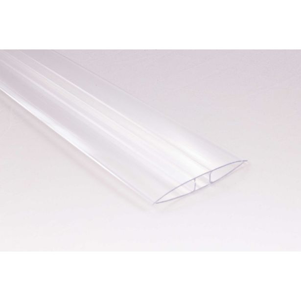 H-profiili Keraplast 6 mm PC-muovia kirkas määrämittainen