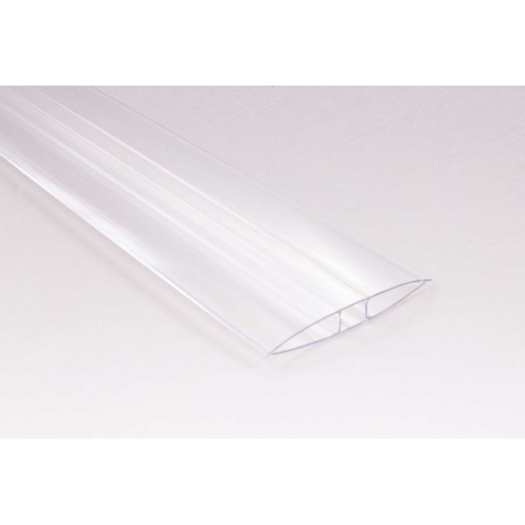 H-profiili Keraplast 6 mm PC-muovia kirkas määrämittainen
