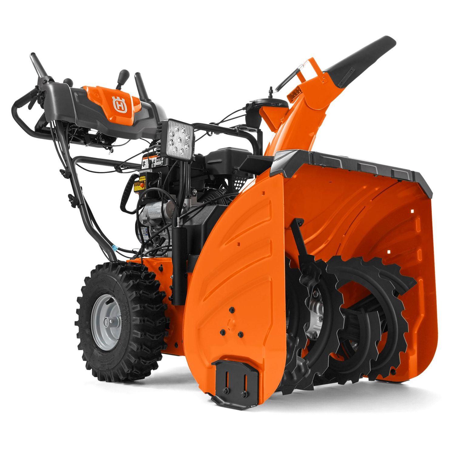 Lumilinko Husqvarna ST 327, sähköstartilla, ajovalolla