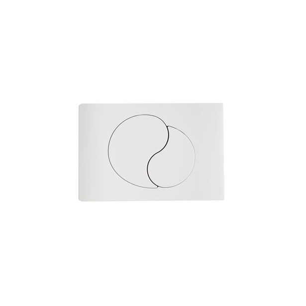 Huuhtelupainike Hafa Moon, 240x160mm, valkoinen