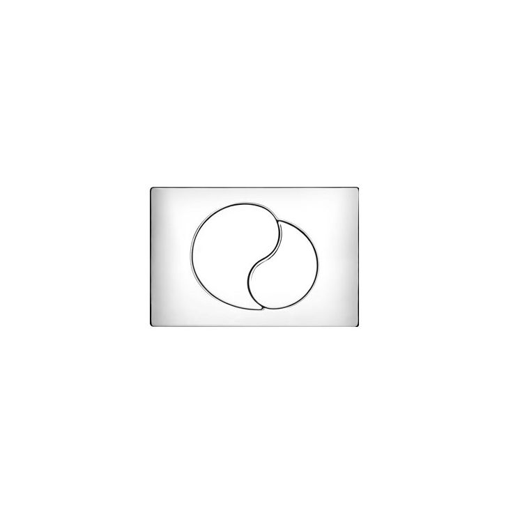 Huuhtelupainike Hafa Moon, 240x160mm, kromi