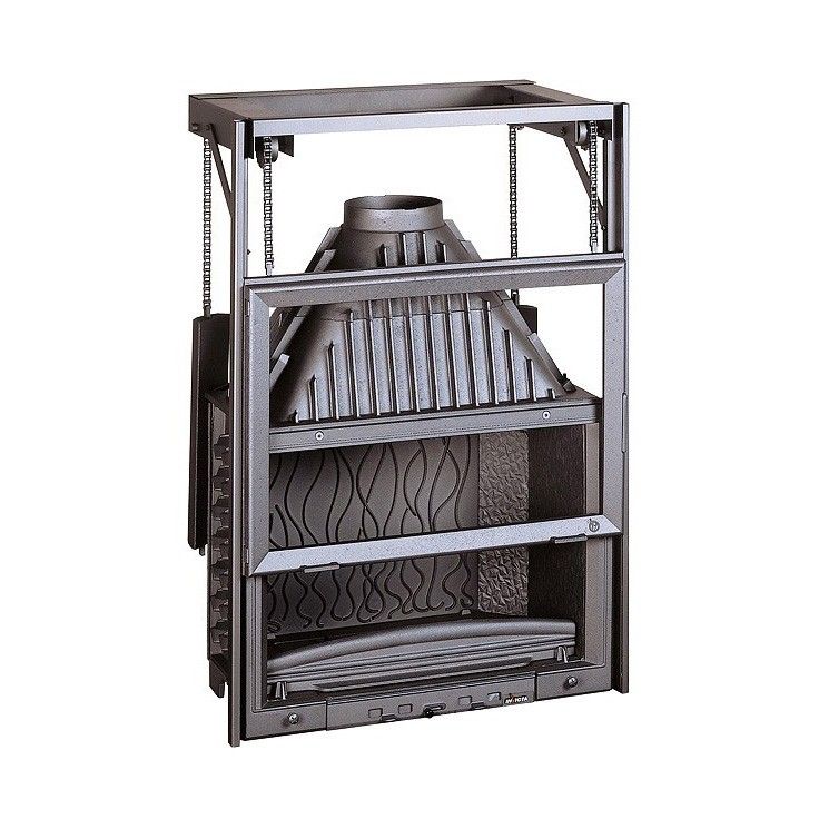 Takkasydän 800 Grande Vision, ylös avautuva luukku, 14kW, 198kg