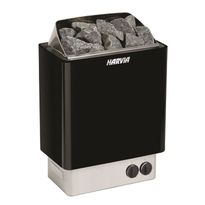 Sähkökiuas Harvia Sähkäri KIP60, 6kW, 5-8m³, kiinteä ohjaus, musta, Verkkokaupan poistotuote