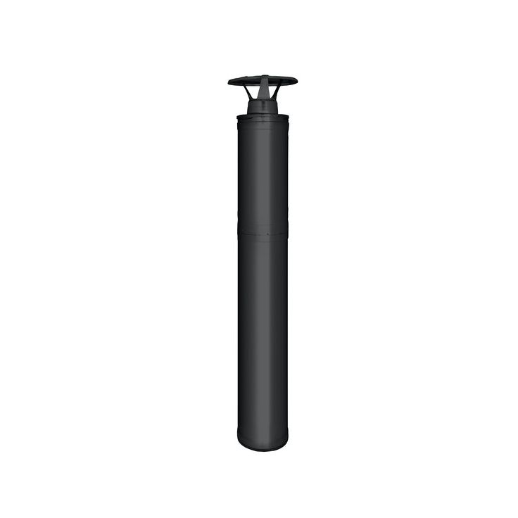 Teräspiippu Harvia, 1500mm, musta