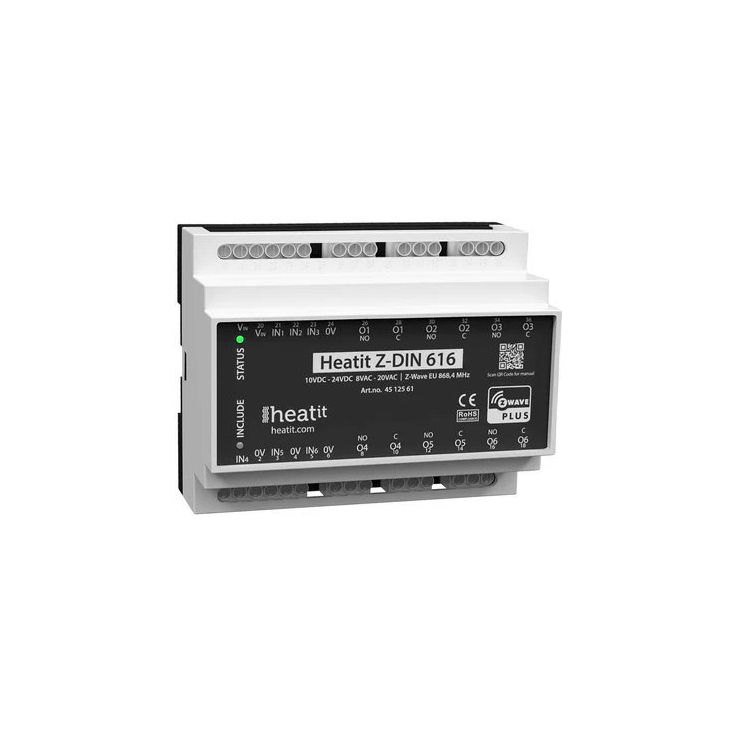 Releyksikkö Heatit Z-Wave Z-DIN 616-6x16A