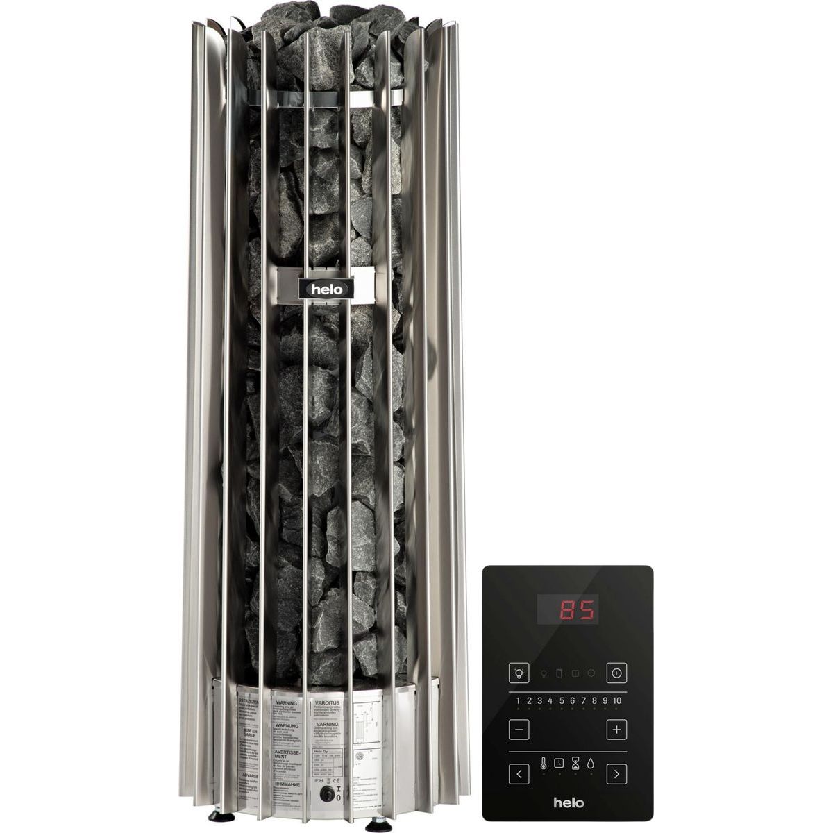 Sähkökiuas Helo Rocher 105 Pure, 10.5kW, 9-15m³, erillinen ohjaus