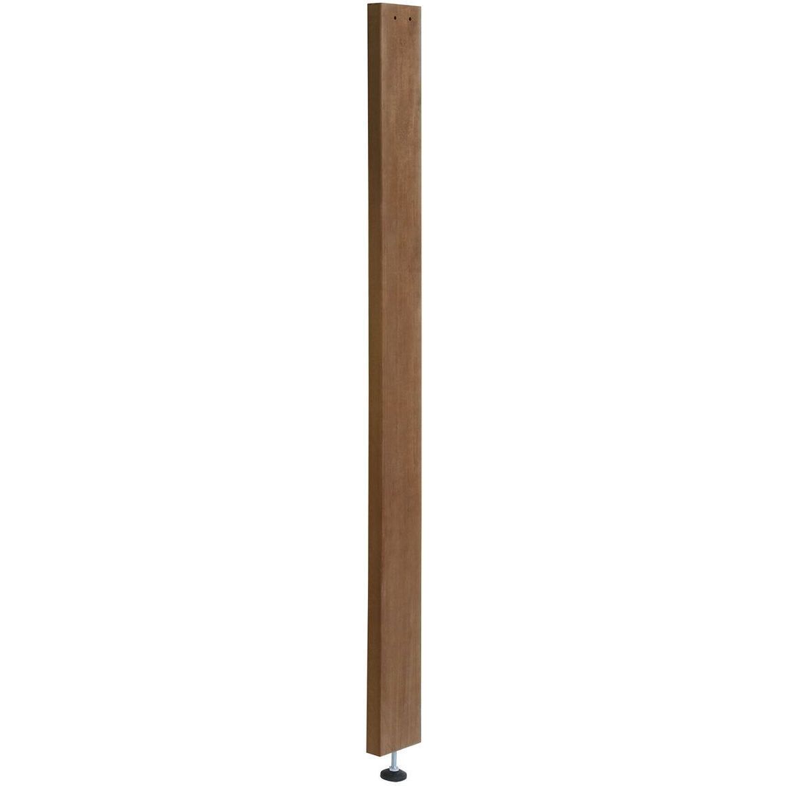 Laudetukijalka pitkille lauteille Hermanni, 1100mm, puuvalmis, lämpöhaapa