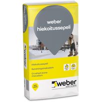 Hiekoitussepeli Weber 3-6 mm murskattu 20 kg