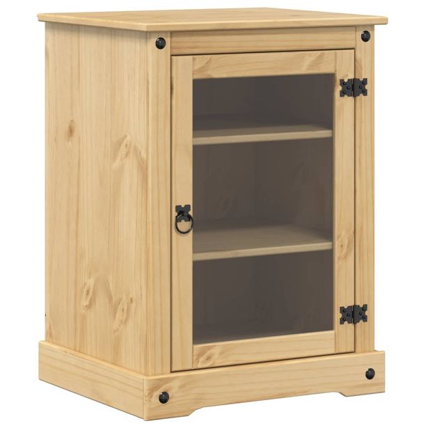 HiFi-kaappi Corona 60x50x82 cm täysi mänty (02780)