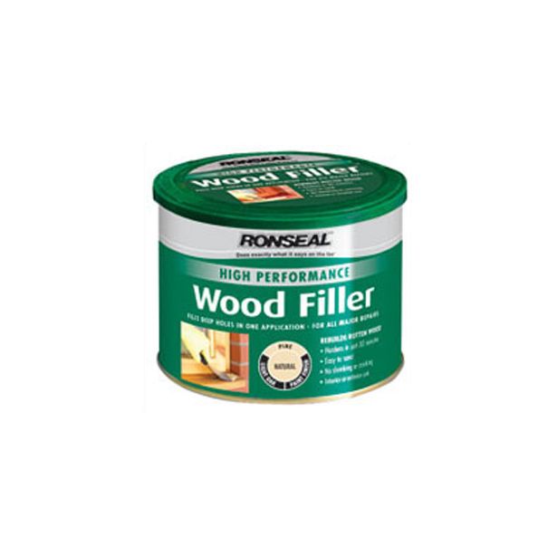 Puukitti Ronseal High Perf Wood filler, 275g, natural mänty, ulko- ja sisäkäyttöön