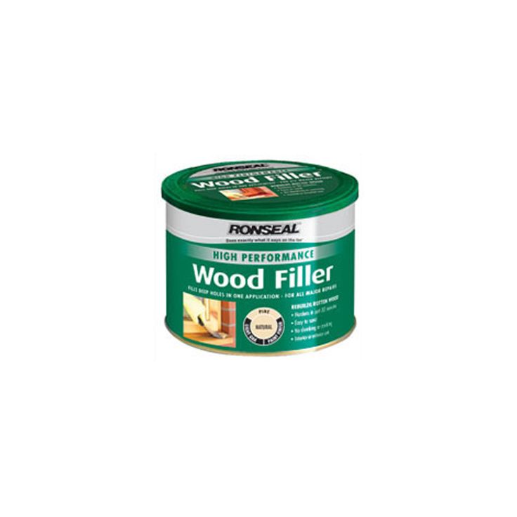 Puukitti Ronseal High Perf Wood filler, 275g, white valkoinen, ulko- ja sisäkäyttöön