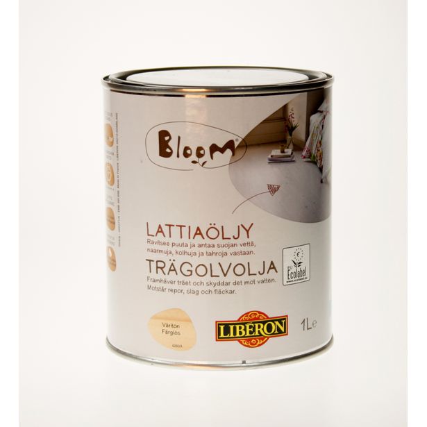 Lattiaöljy Bloom, 1L, väritön (066950)