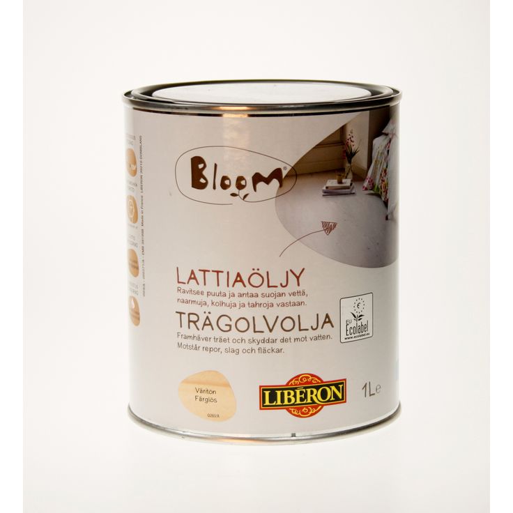 Lattiaöljy Bloom, 1L, väritön (066950)