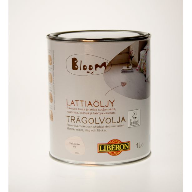 Lattiaöljy Bloom, 1L, valkoinen (066956)