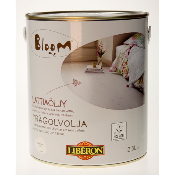 Lattiaöljy Bloom, 2,5L, valkoinen (066955)