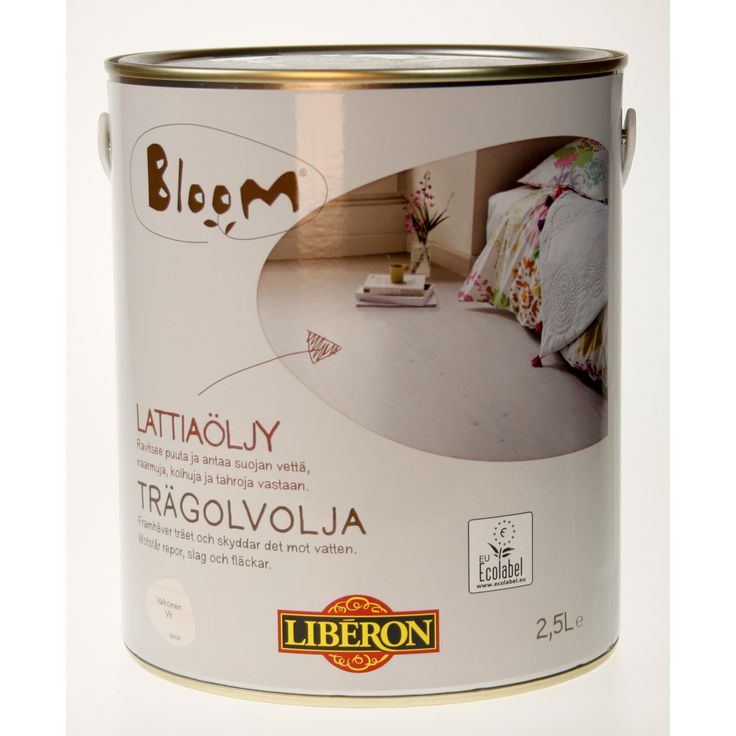 Lattiaöljy Bloom, 2,5L, valkoinen (066955)
