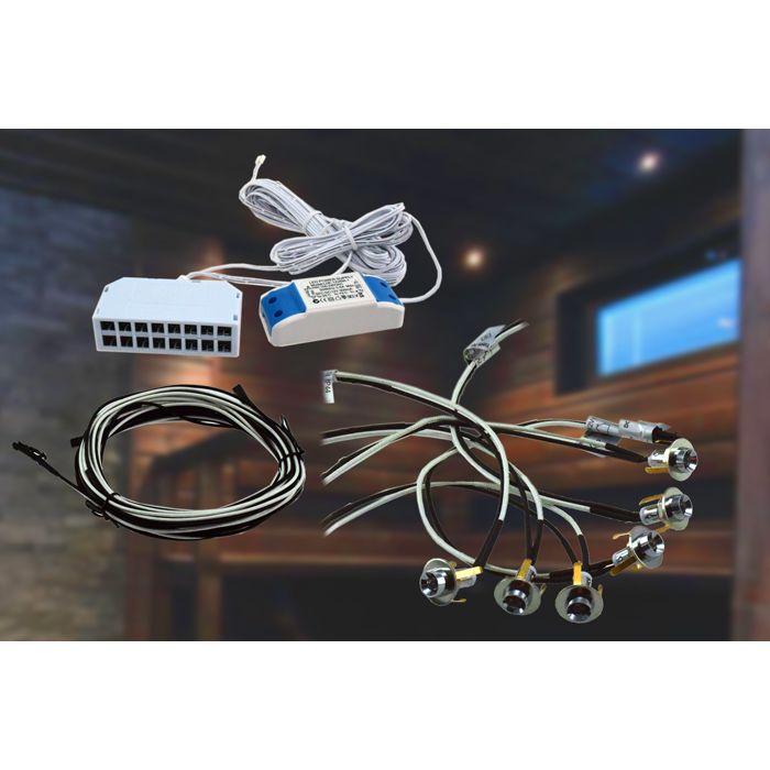 LED-saunavalosarja Harju 6-osainen