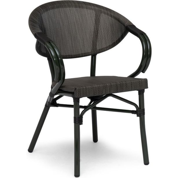 Tuoli Hillerstorp Äppelhed, 81x56x60cm, alumiini, musta