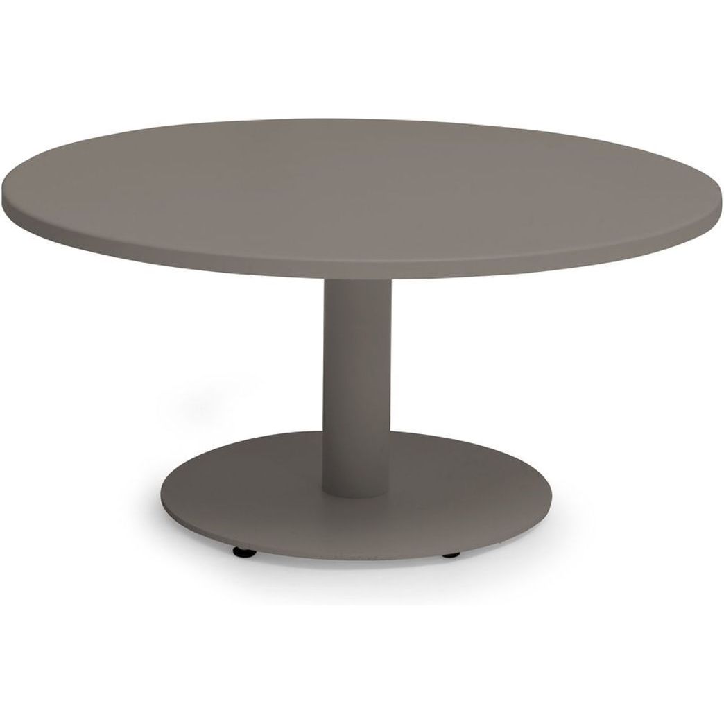 Kahvipöytä Hillerstorp Näsby, Ø80cm, teräs, hiekka