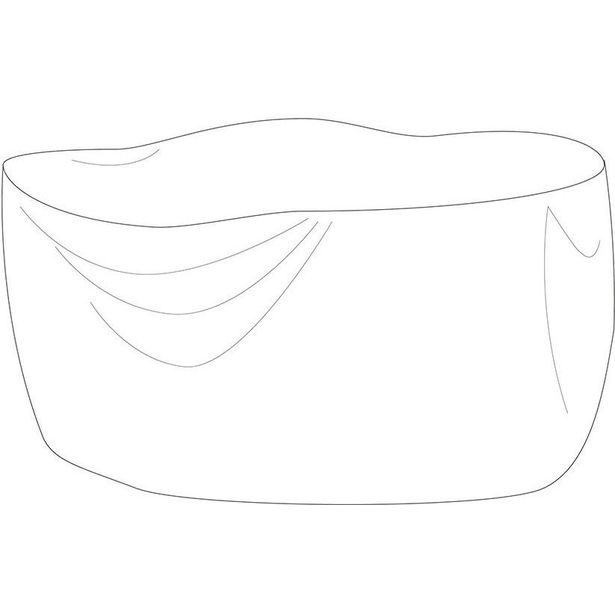 Kalustesuoja ruokailuryhmälle Hillerstorp, 230cm, polyesteri, harmaa