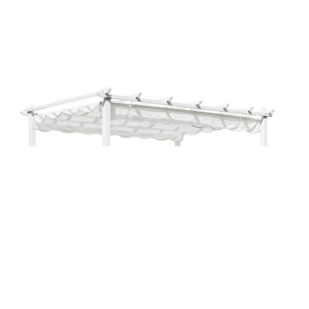 Katto Hillerstorp Pergolux 3x4m paviljongille, valkoinen