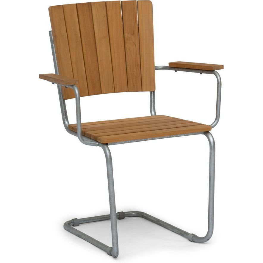 Tuoli Hillerstorp Sandhamn, 90x64x51cm, tiikki/teräs