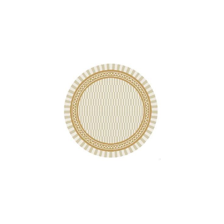 Terassimatto Hillerstorp Rory, Ø120cm, keltainen