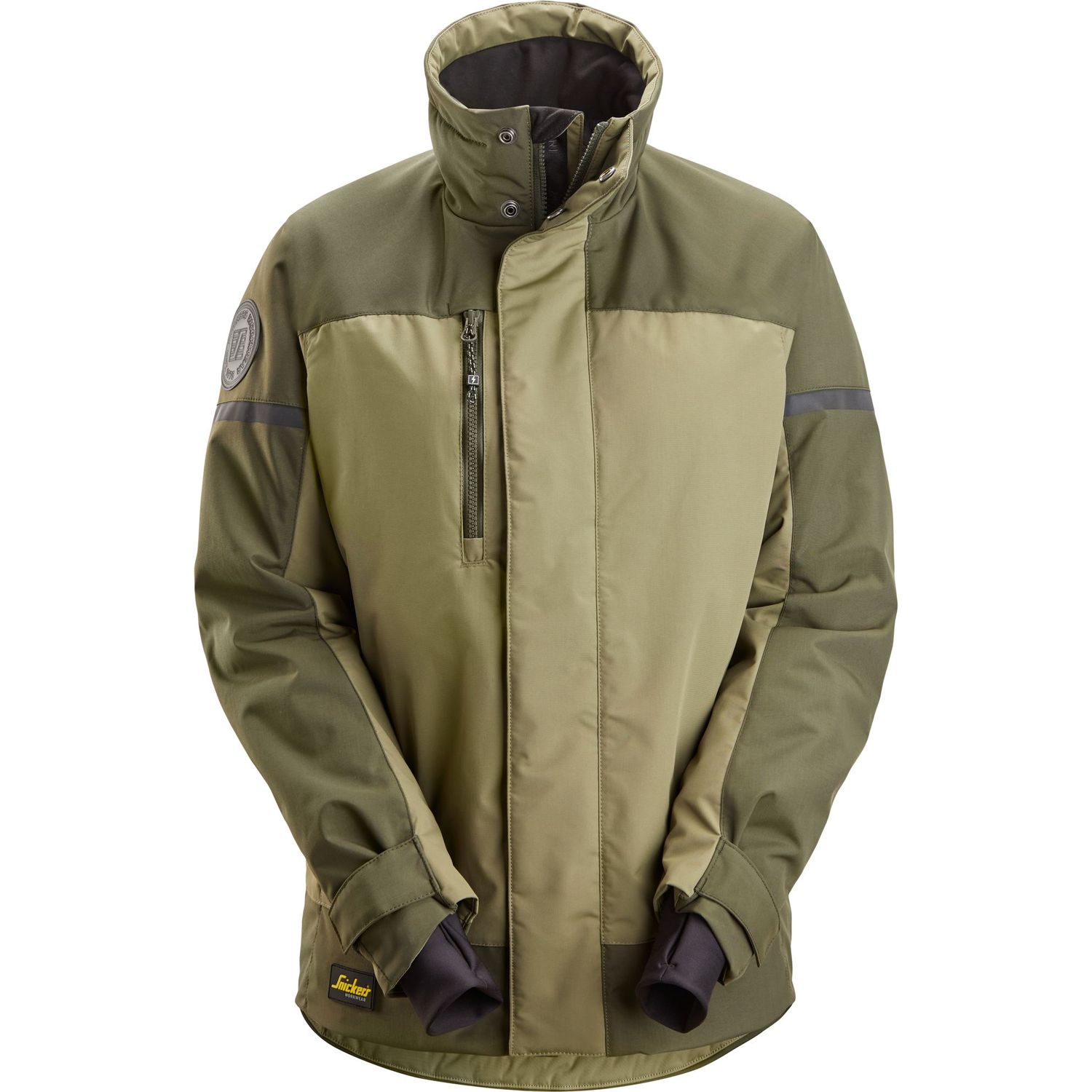 Naisten toppatakki Snickers 1117 AllroundWork oliivi, koko S