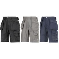 Työshortsit Snickers Workwear Canvas+ 3014, musta