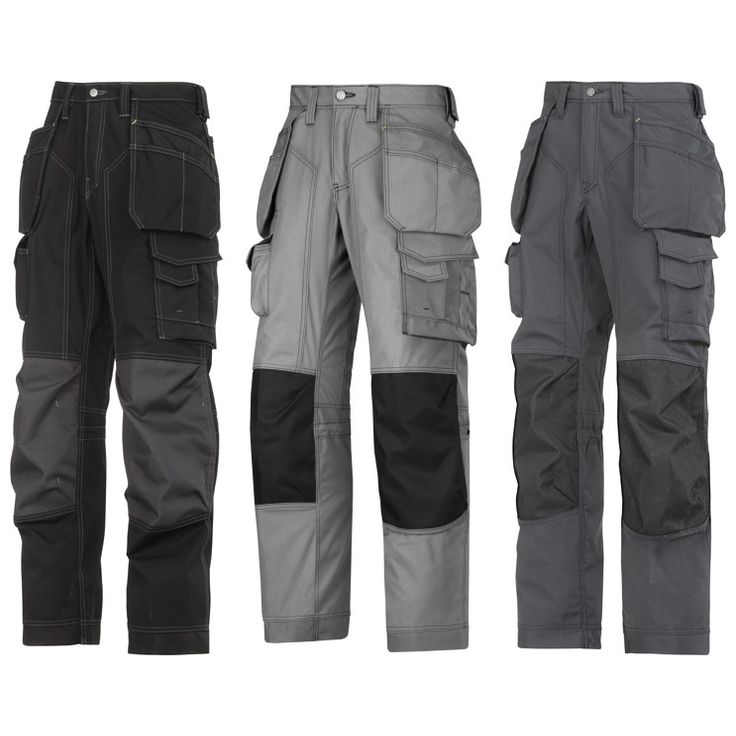 Lattia-asentajan housut Snickers Workwear Ripstop Kevlar, eri värejä