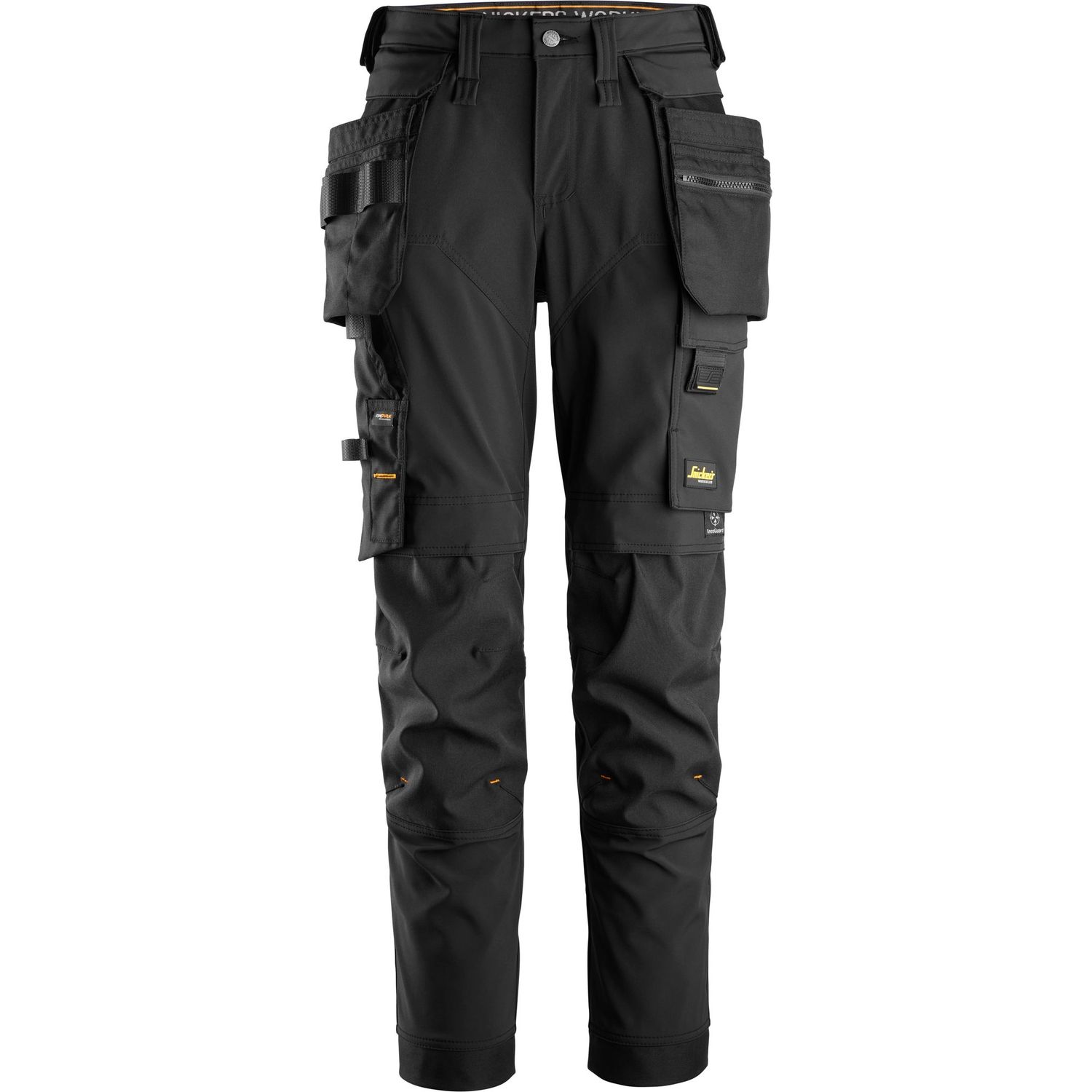 Naisten stretch-riipputaskuhousut Snickers 6775 AllroundWork 4-way, musta, koko 76