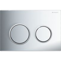 Huuhtelupainike, Geberit Omega20, 2-H, kromattu, mattakromattu, Verkkokaupan poistotuote