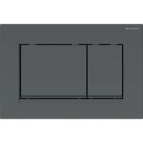 Huuhtelupainike, Geberit Sigma30, 2-H, musta matta, musta, Verkkokaupan poistotuote