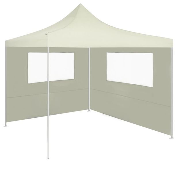 Huvimaja Sivuseinillä ja ikkunoilla 4x2 m Cream (70421)