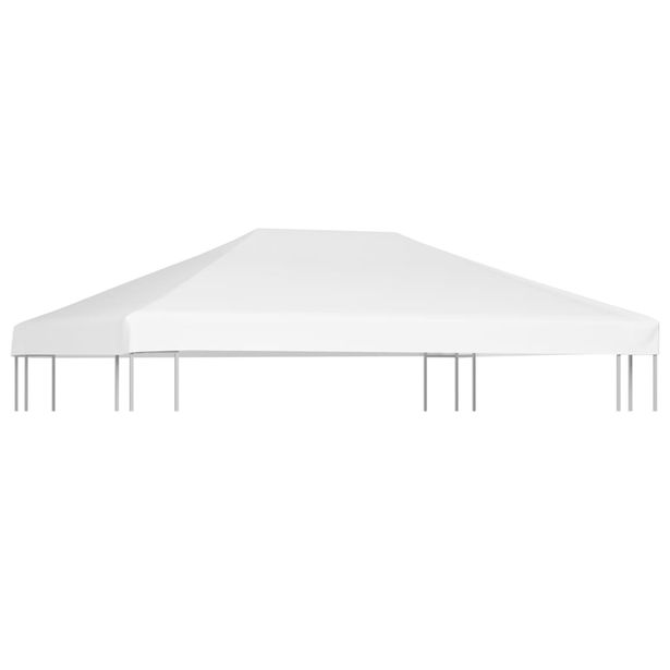 Huvimajan katto 270 g /m² 4x3 m valkoinen (12083)