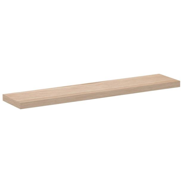 Hylly 110x23,5x4cm Kelluva tekninen puu (10697)