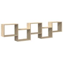 Hylly Wall Cube 5 lokeroa Sonoma Oak Engineered Wood (59997)