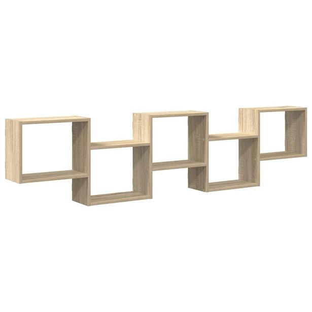 Hylly Wall Cube 5 lokeroa Sonoma Oak tekninen puu (59997)