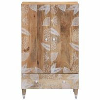 Hyllykkö 60x33,5x100 cm Massiivipuu Mango (18694)