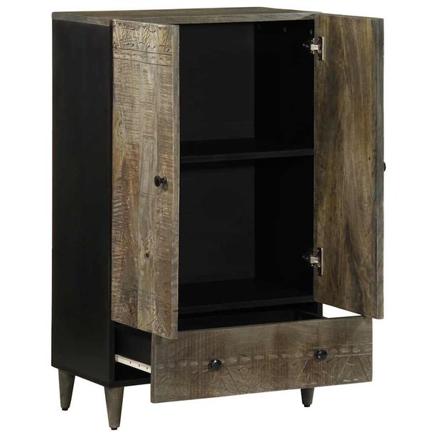 Hyllykkö 60x33x110 cm Massiivipuu Mango (17822)