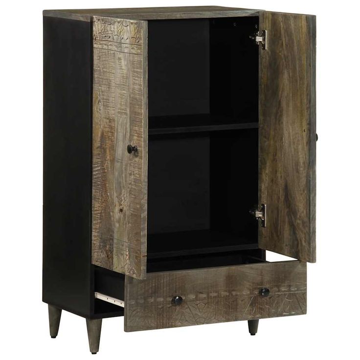 Hyllykkö 60x33x110 cm Massiivipuu Mango (17822)