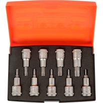 Hylsysarja Bahco S9TORX, 1/2&quot;, Torx-kärki, 9 osaa