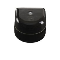 Jakorasia Ifö Electric, korko, 50x50mm, pinta-asennus, musta, posliini