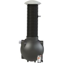 Pumppukaivo saostetut- ja harmaat vedet IISI D1000-40mm, 350 L, ilman takaiskvent.