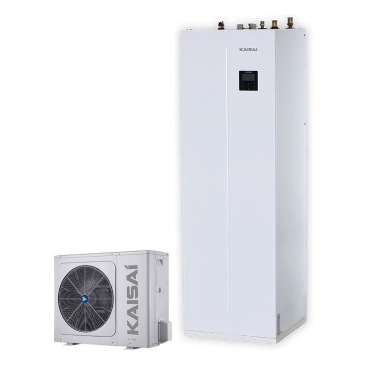 Ilma-vesilämpöpumppu Kaisai DUO KMK-240L-100RY3/KHA-08RY1-B, 8kW