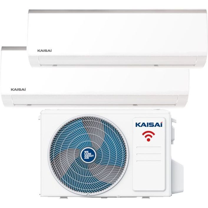 Ilmalämpöpumppu jäähdytyskäyttöön Kaisai Multisplit 2xFly 18, 5.2kW