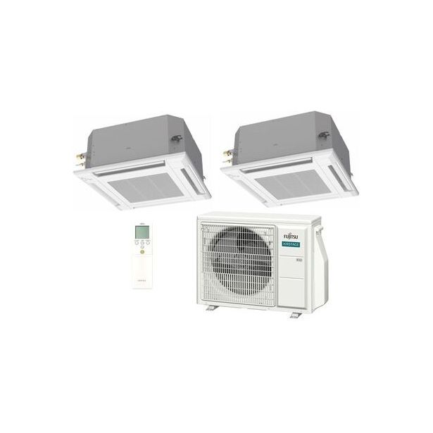 Ilmalämpöpumppu kattomalli Fujitsu Multisplit 2xkattokasetti